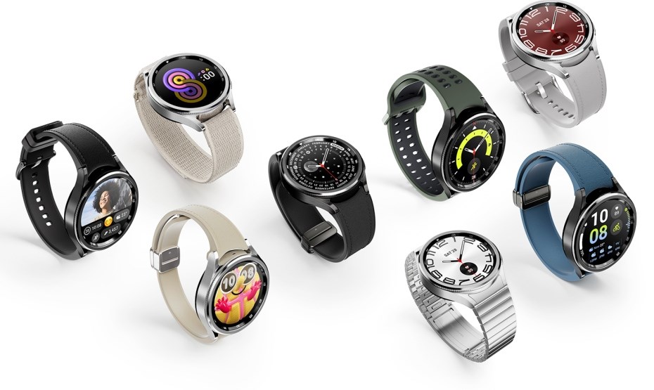 Samsung Galaxy Watch 6 Classic různý vzhled hodinek